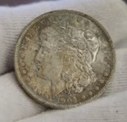 1904 O US Morgan Silver Dollar $1 AU Nice Toning