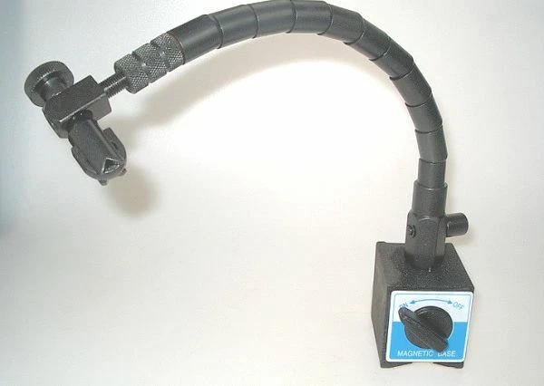 Magnetic Stand Base for Dial Gauges with Flexible Arm