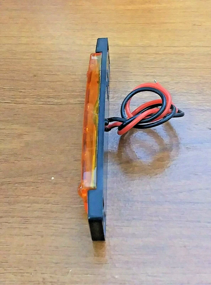 6 BBT большой супер яркий 12 вольт водонепроницаемый янтарный светодиод любезность огни - Изображение 2 из 4