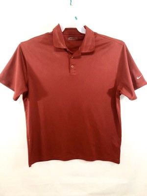 nike maroon golf polo