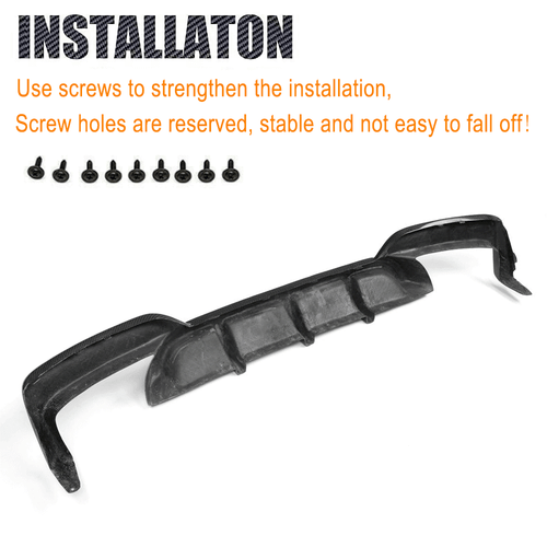 Carbon Heckdiffusor Diffusor Spoiler Lippe für BMW F06 F12 F13 M6 M-Paket 12-16 - Picture 10 of 11