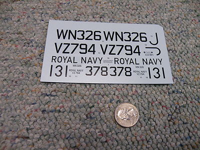 Classic Airframes decals 1/48 Kit# 491 Westland Wyvern S.4  L95