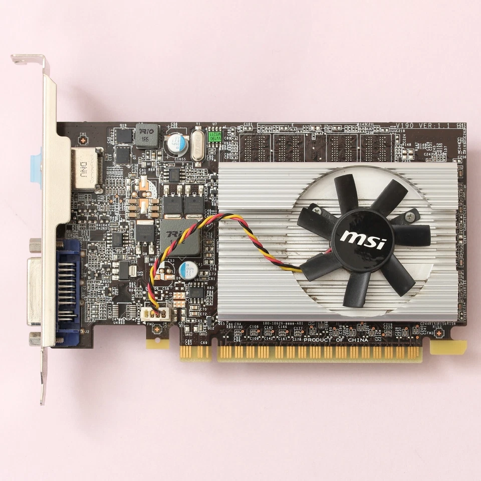 MSI NVIDIA GeForce 210 PCI-E X16 Video Card 512MB DDR2 HDMI / DVI - Image 2 of 4