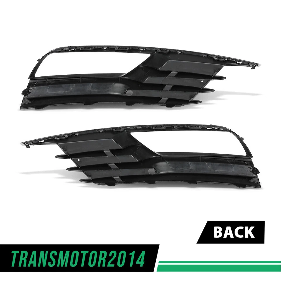 Pair Fog Light Lamp Cover Trim Garnish Fit For 2015-2016 Audi A3/A3 Quattro Foto 3 de 4