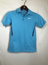 Nike Dri-fit Polo Women’s Small Blue Standard Fit Shirt