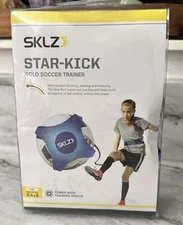 Star-Kick Solo Soccer Trainer SKLZ Black Blue Ball Control Touch Reaction Time