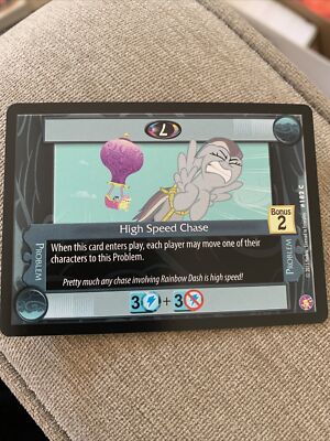 3x High Speed Chase  - 182 - My Little Pony Absolute Discord MLP CCG @1991