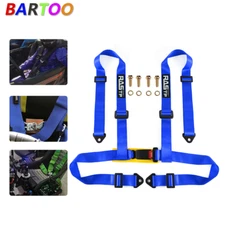 RASTP 2" 4-Point Adjustable Racing Seat Belts Harness Shoulder Straps