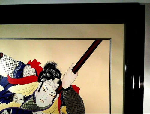 HISASHI OTSUKA EMBOSSED ORIG LE HAND Sd LITHOGRAPH "MUSASHI the MASTER" FRAMED - Picture 7 of 10