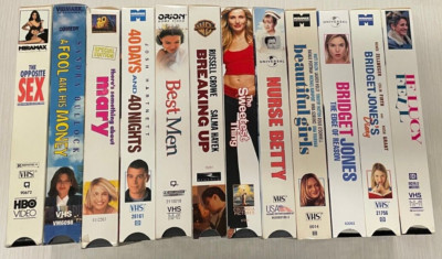 12 VHS Nurse Betty Best Man 40 Days If Lucy Fell Sweetest Thing Opposite Sex