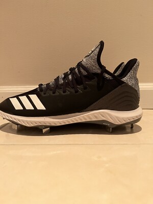 NEW Adidas Icon Bounce Baseball Molded Cleats Size 14 Men Black White Icon 6 Bounce TPU – Sports Basement main image 2