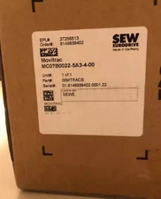 NEW SEW EURODRIVE MOVITRAC MC07B0022-5A3-4-00 AC DRIVE INVERTER