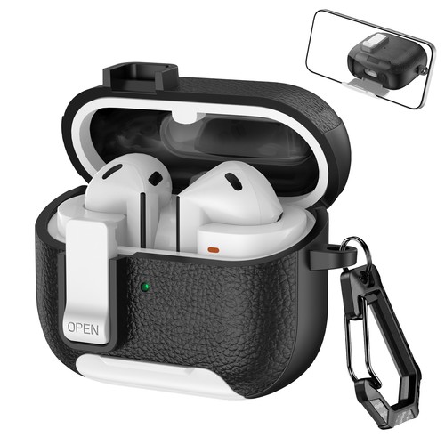 Fr Samsung Galaxy Buds 3/3 Pro Case Automatic Snap Switch Lock with Phone Stand - 第 9/17 張圖片