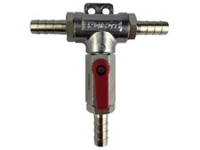 Co2 Wandverteiler Absteller + Kugelhahn 7mm Kohlensäure Zapfanlage Druckminderer