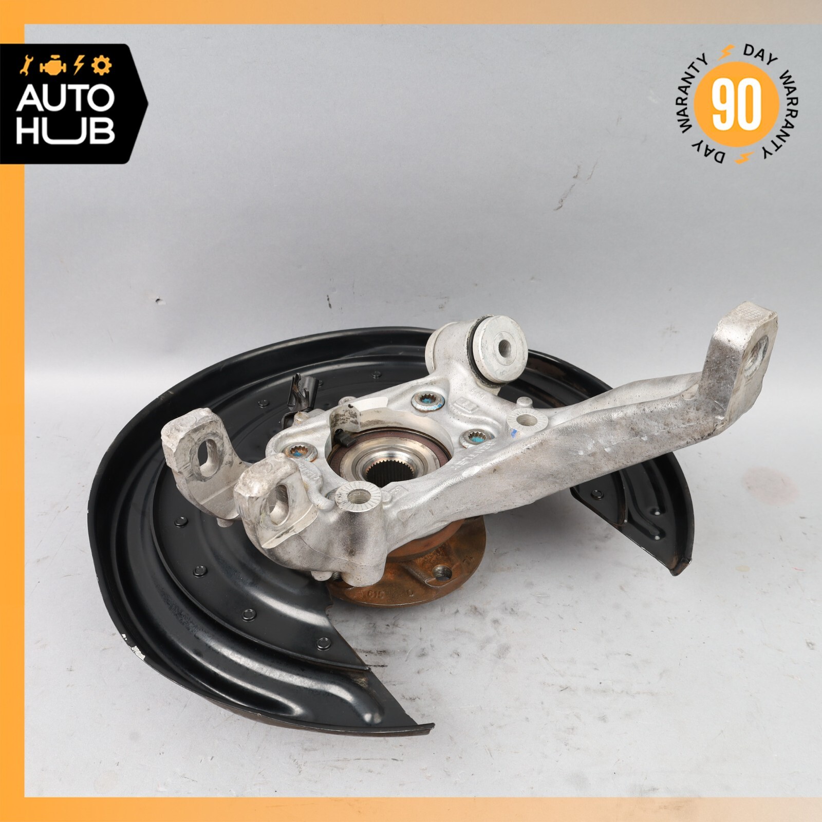 03-13 Bentley Continental GT Rear Left Driver Side Spindle Knuckle Hub OEM 36k
