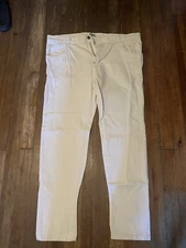 Mens Enslaved Tapered White Jeans. 38x32. NWOT.