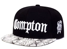 COMPTON CAP Embroidery Baseball Cap Hip Hop Snapback Sport Gangster Hat Brim