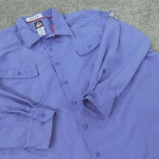 Buwark FR Shirt Mens 4XL Flame Resistant Heavy Duty Workwear Rip Stop Blue