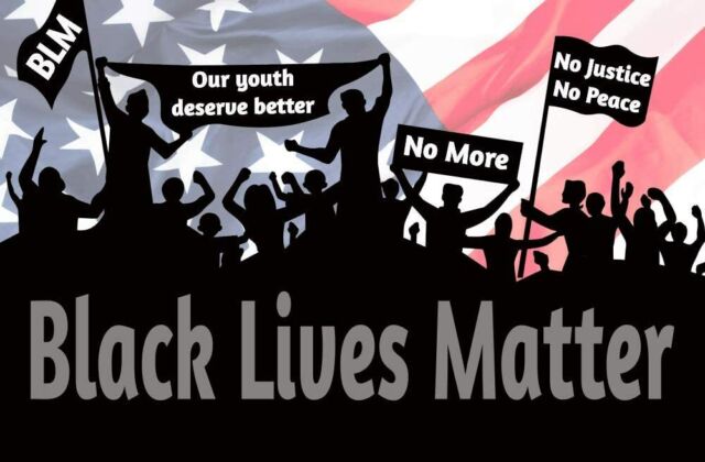 Black Lives Matter Crowd Signs Mini Poster 11x17 inches | eBay