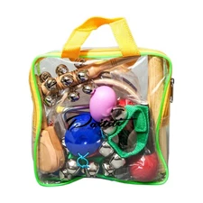 Paititi Kids Percussion Toy 10 Pcs Kids Musical Instruments Set for Toddler