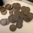 Indian Head Small Cent Lot Circulated BN Brown Ungraded, Includes APMEX Tube