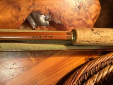 Wright and Mcgill 9' Granger Victory 4 pc Vintage Fly Rod w/canvas/wood holder