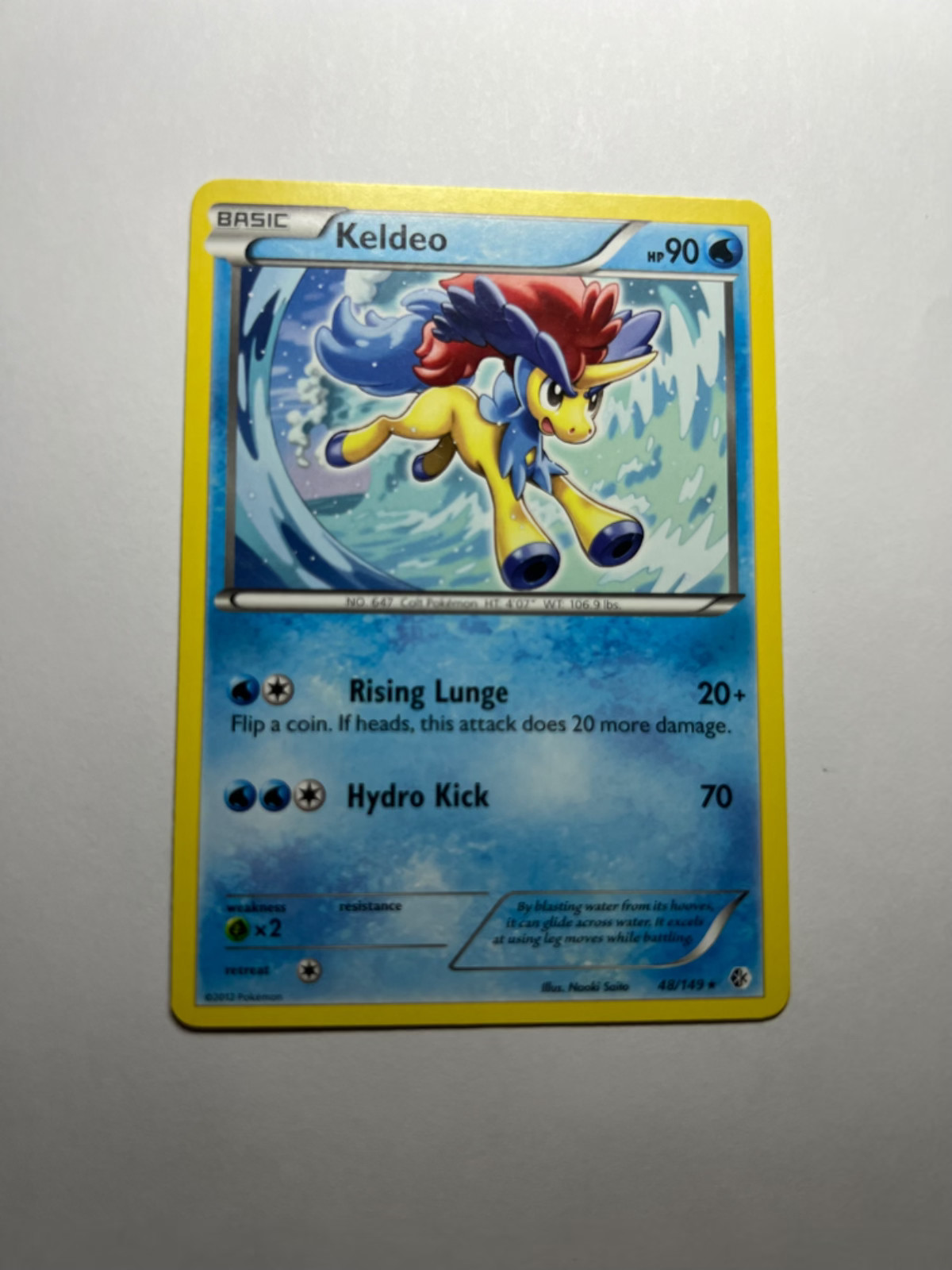 Keldeo 48/149 Boundaries Crossed - Pokemon TCG