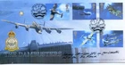 1997 RAF AIRCRAFT GREAT BRITAIN BRADBURY FDC SIGNED thelate JOHNNY JOHNSON 6/110