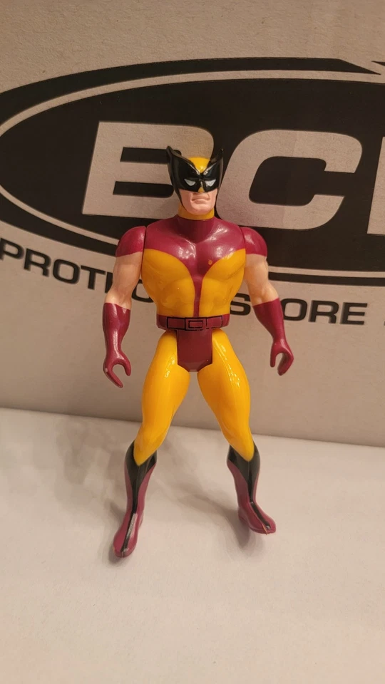 Vintage PVC Marvel Comic Figures: Secret Wars Wolverine, 1979 Hulk, The Thing - Image 2 of 4