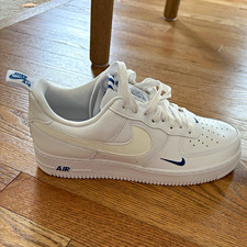 Nike Air Force 1 Low Top Lace-Up Sneaker Whit...