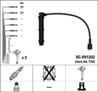 NGK 7705 ZüNdleitungssatz FüR Land Rover Lotus MG Rover