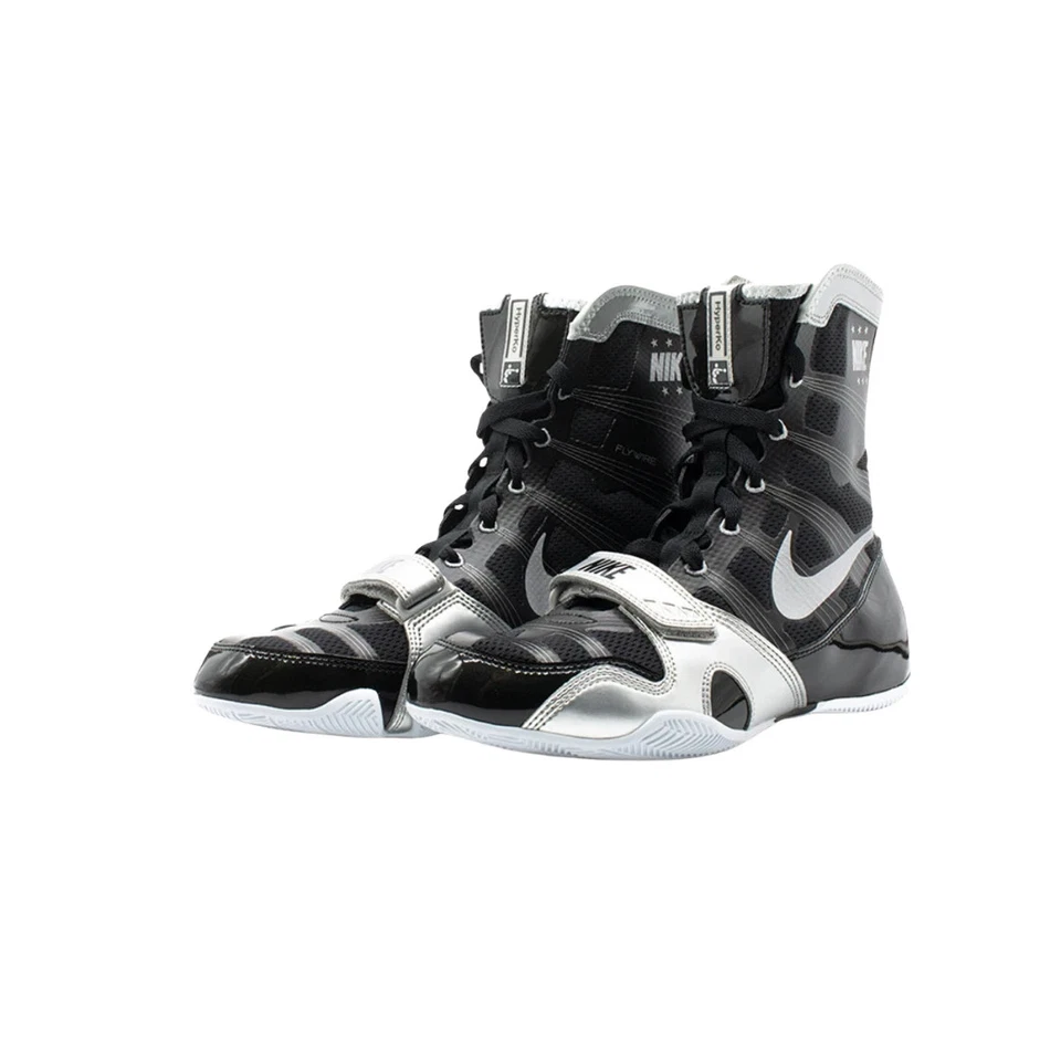 Zapatos de Boxeo Estilo HyperKO Totalmente Personalizados Malla Soporte Tobillo Alto, Entrenamiento Lucha Foto 3 de 4