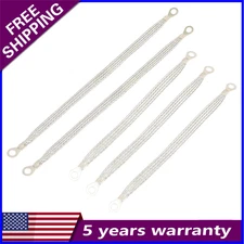 5PCS Universal Tinned Copper Engine Ground Strap 3-10" AND 2-13" Truck Car Set