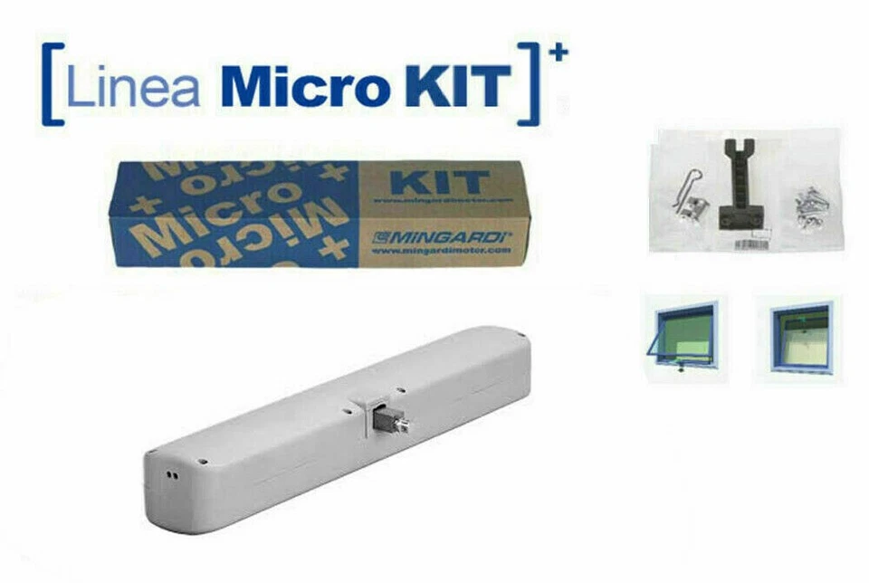 MINGARDI ATTUATORE CATENA SI ADATTA A O2-M O2M 230V GRIGIO APRIMATIC AUTOMAZIONE NUOVO