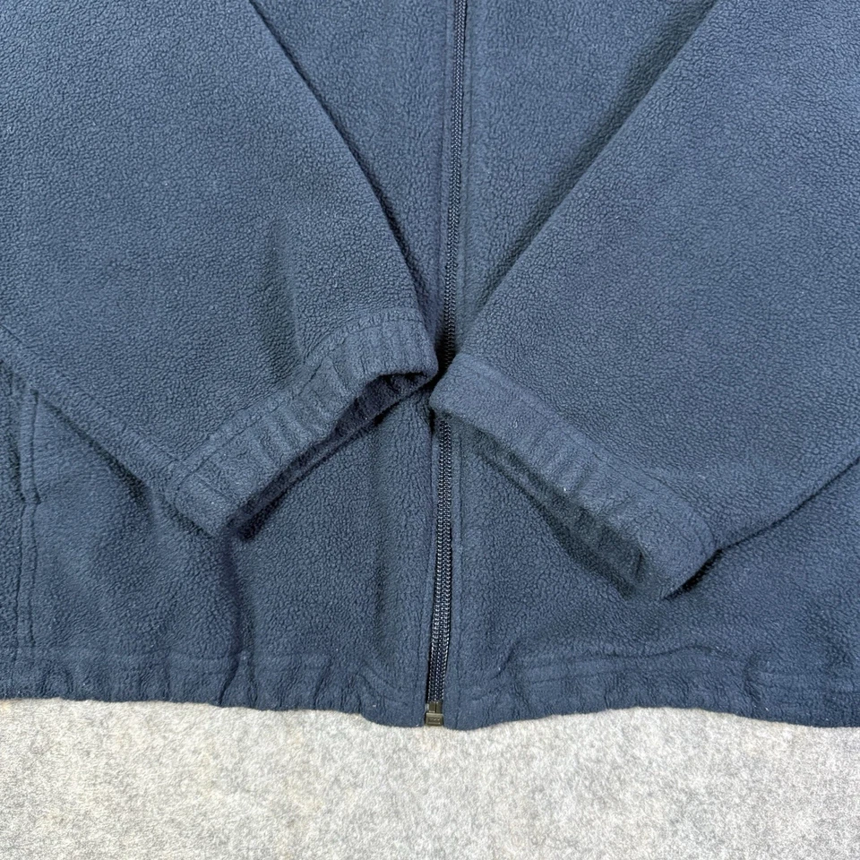 Jaqueta de lã Bass Pro Shops manga longa zíper completo masculina tamanho grande azul marina - Imagem 3 de 4