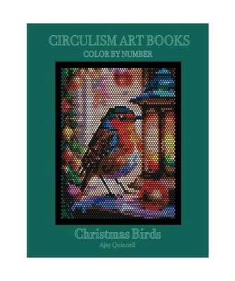 Christmas Birds - Color by Number Book : Standard paper edition, Quinnell, Ajay
