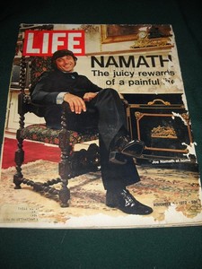 Life Magazine Nov. 3, 1972  NFL Football Legend  Joe Namath