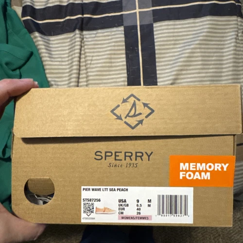 Zapatillas sin cordones Sperry Pier Wave LTT para mujer talla 9 melocotón - Imagen 2 de 7
