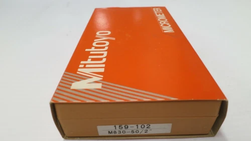 Mitutoyo 159-102 Combimike Micrometer 1-2"/25-50mm. Carbide Faces. Lock,Ratchet