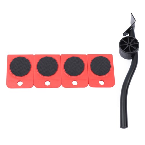 4PCS Mobili Sollevamento Mobile Scorrevole Mover Set Trasporto Utensile Leva 200kg Carico - Foto 19 di 23