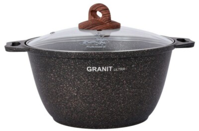8.5 Qt Kukmara Granit Non-Stick Aluminum Stockpot Cooking Pot Dutch Oven