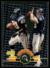 Natrone Means / Ryan Leaf 1998 Stadium Club #DT10 Double Threat Chargers