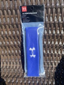Under Armour Accessories Men's Performance Headband Royal Blue/White 
