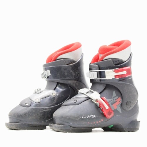 Scarponi da sci bambino Salomon Performa T2 taglia 1 Mondo 19 usati