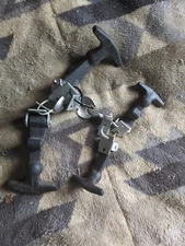 Lots of 4 Flexible Hood Hasp Rubber Draw T Handle Latch w/Zinc Plated Hardware