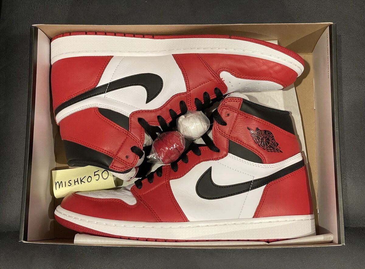 Air Jordan Retro 1 High OG Chicago 2015 Off-White Red Banned Air Jordan Retro 1 High OG Chicago 2015 Off-White Red Banned