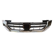 For 2013 2014 2015 Honda Accord Sedan 4d Front Bumper Hood Grille Grill Chrome