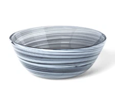 Project 62 Glass Decorative Bowl Smoke Marble (Gray & White) ()