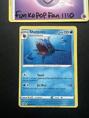 OFF CENTER PRINT DOT * Pokémon TCG Sharpedo Evolving Skies OFF CENTER PRINT DOT * Pokémon TCG Sharpedo Evolving Skies