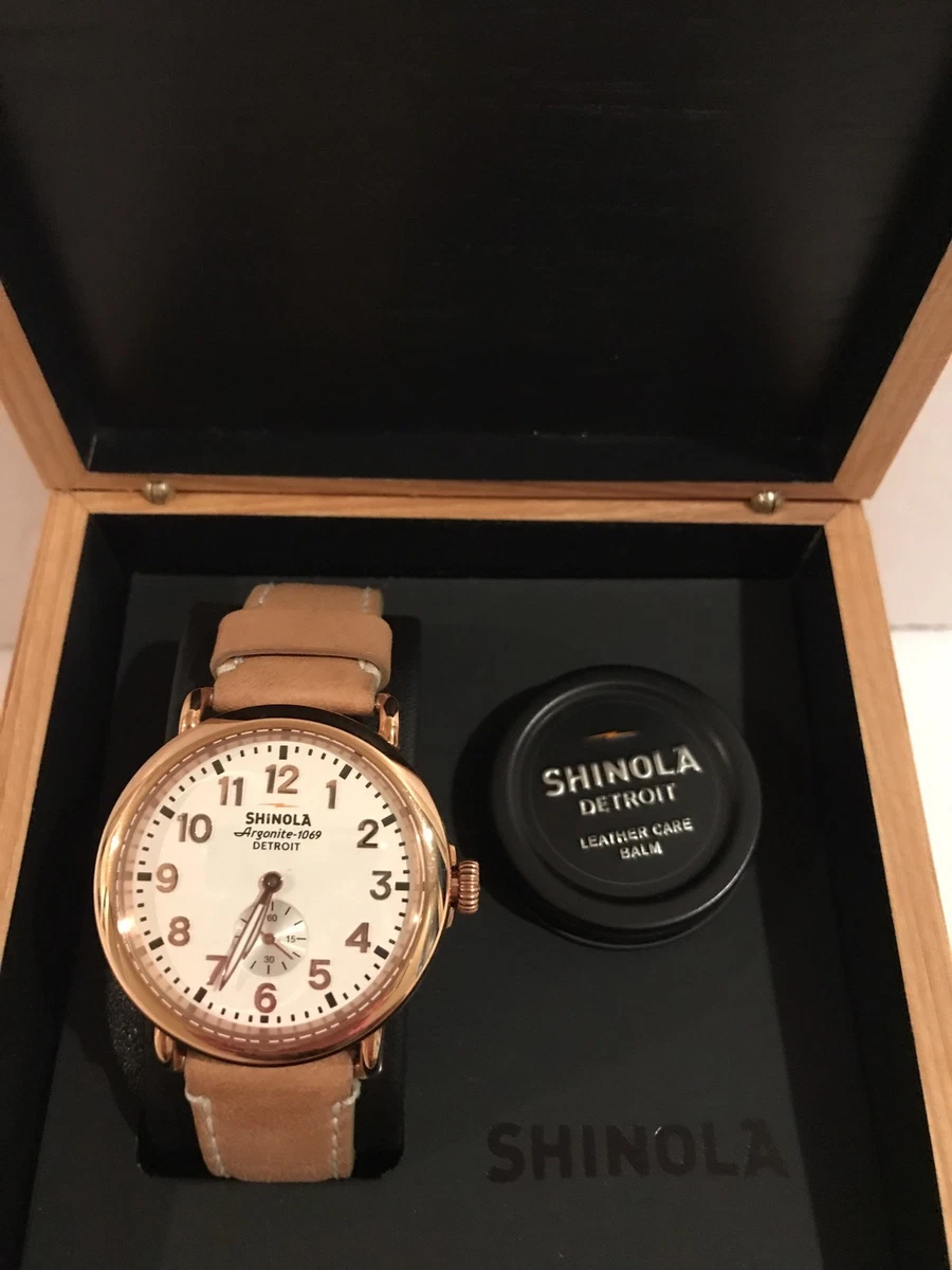 Shinola women's shop gold watches